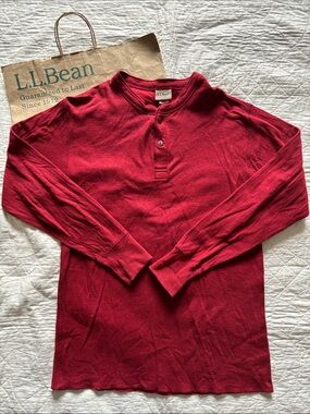 LL Bean River Driver Henley